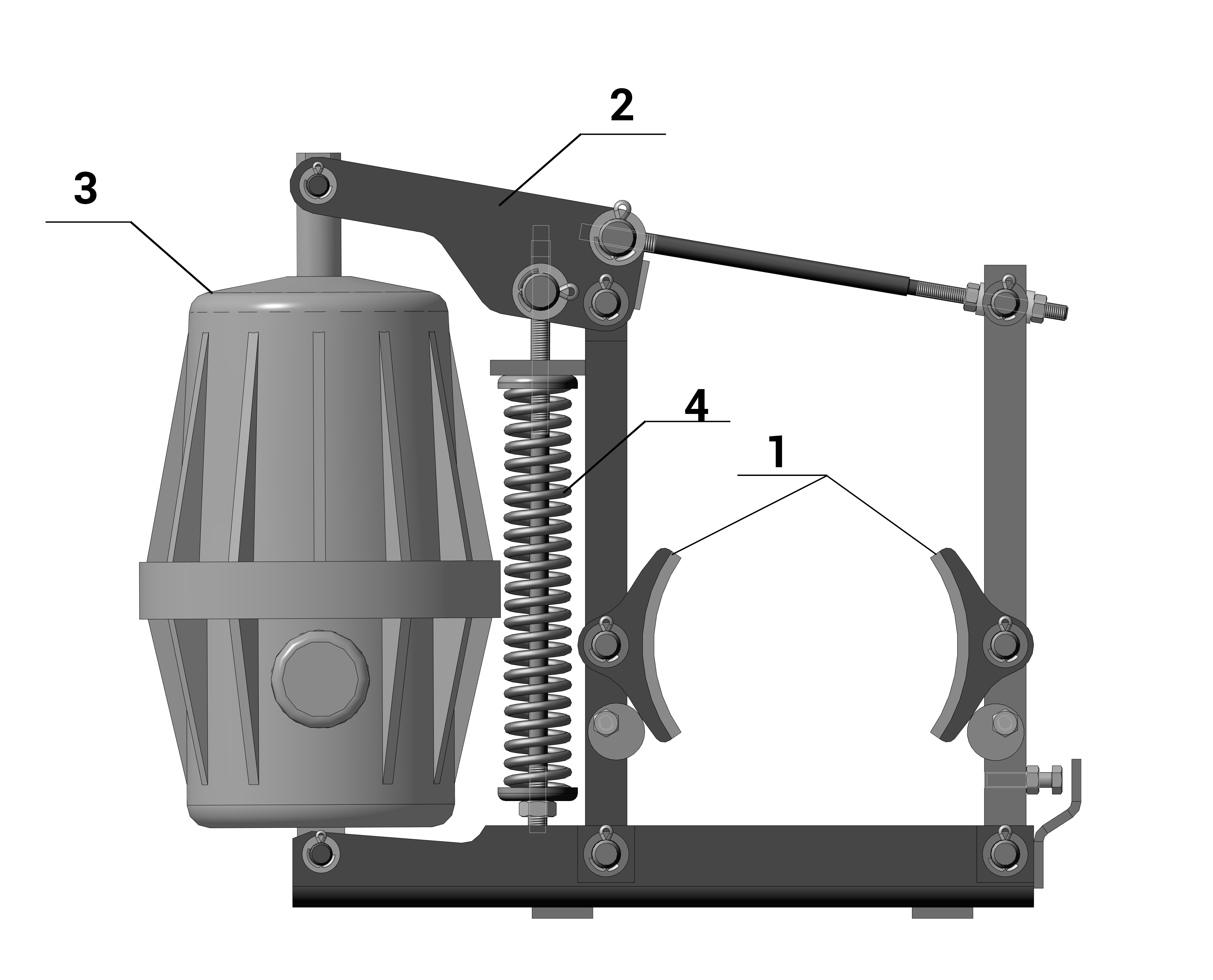 galmo TKG,  Гальмо колодкове ТКГ-160, ТКГ-200, ТКГ-300
